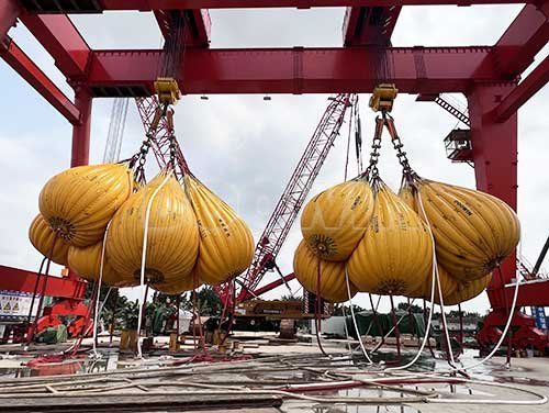 loading test using proof load bags